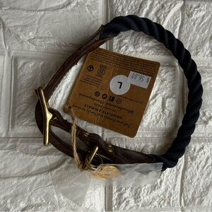 Found My Animal Indigo Ombré Rope Dog Collar